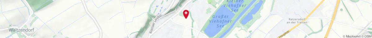 Kartendarstellung des Standorts für Apotheke Traisenpark in 3107 Sankt Pölten